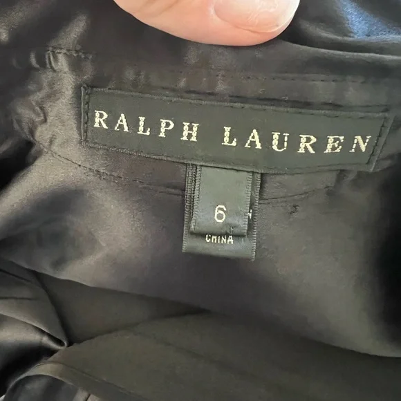 Ralph Lauren Black Silk Blouse - Picture 6 of 10